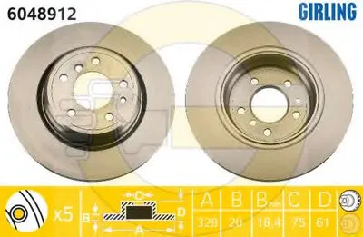Тормозной диск GIRLING купить