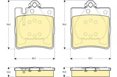 Комплект тормозных колодок, дисковый тормоз GIRLING купить