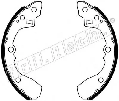 Комплект тормозных колодок fri.tech. купить