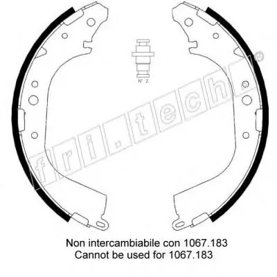 Комплект тормозных колодок fri.tech. купить