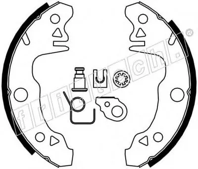 Комплект тормозных колодок fri.tech. купить