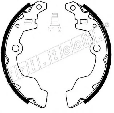 Комплект тормозных колодок fri.tech. купить