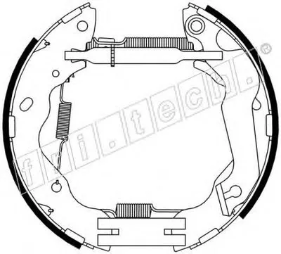 Комплект тормозных колодок FAST KIT fri.tech. купить