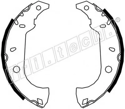 Комплект тормозных колодок REPARATION KIT fri.tech. купить