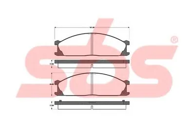 Комплект тормозных колодок, дисковый тормоз sbs купить