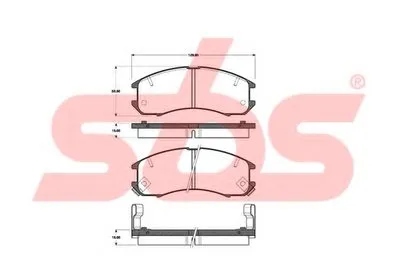 Комплект тормозных колодок, дисковый тормоз sbs купить