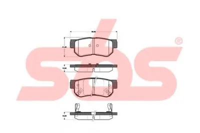 Комплект тормозных колодок, дисковый тормоз sbs купить
