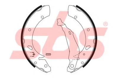 Комплект тормозных колодок sbs купить