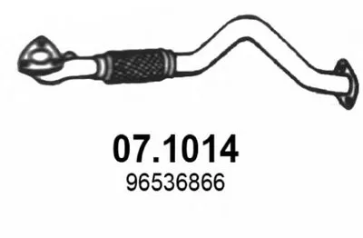 Труба выхлопного газа ASSO купить