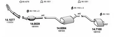 Система выпуска ОГ ASSO купить