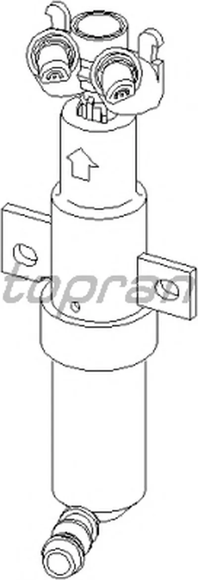 Распылитель воды для чистки, система очистки фар TOPRAN купить