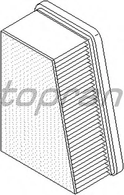 Воздушный фильтр TOPRAN купить