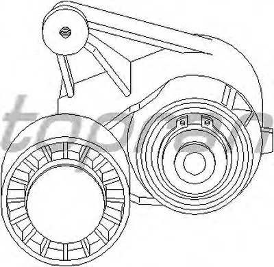 Натяжитель ремня, клиновой зубча TOPRAN купить