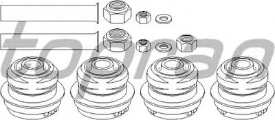 Ходовая часть в сборе TOPRAN купить