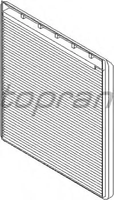 Фильтр, воздух во внутренном пространстве TOPRAN купить