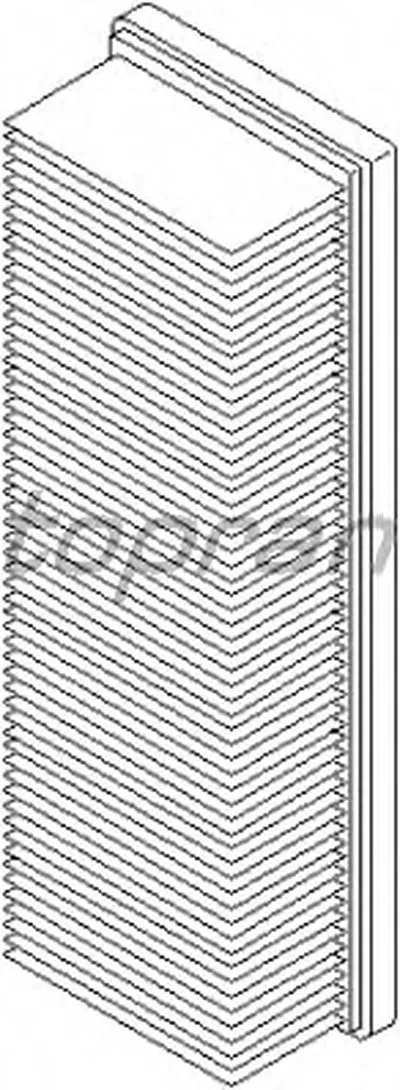 Воздушный фильтр TOPRAN купить