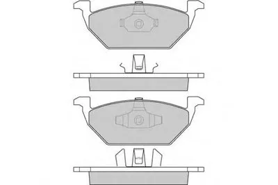 Комплект тормозных колодок, дисковый тормоз E.T.F. купить