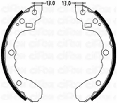 Комплект тормозных колодок CIFAM купить