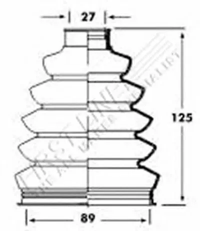 Пыльник, приводной вал FIRST LINE купить