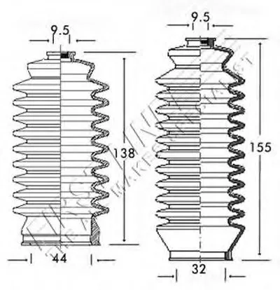 Пыльник, рулевое управление FIRST LINE купить