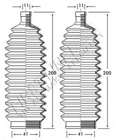 Пыльник, рулевое управление FIRST LINE купить
