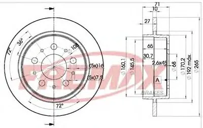 Тормозной диск Premium Carbon + FREMAX купить