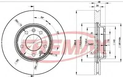 Тормозной диск Premium Carbon + FREMAX купить