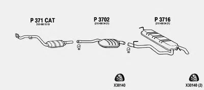 Система выпуска ОГ FENNO купить