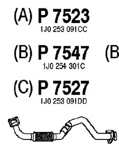 Труба выхлопного газа FENNO купить