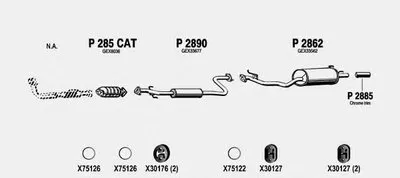 Система выпуска ОГ FENNO купить