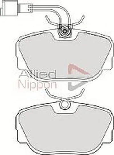 Комплект тормозных колодок, дисковый тормоз ANL Braking COMLINE купить