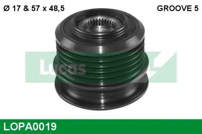 Механизм свободного хода генератора LUCAS ENGINE DRIVE купить