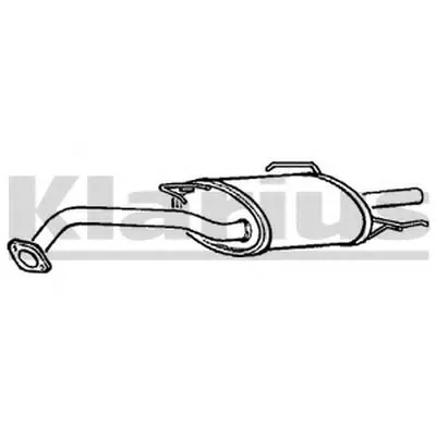 Глушитель выхлопных газов конечный KLARIUS купить