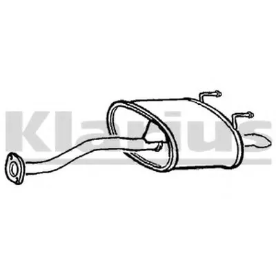 Глушитель выхлопных газов конечный KLARIUS купить