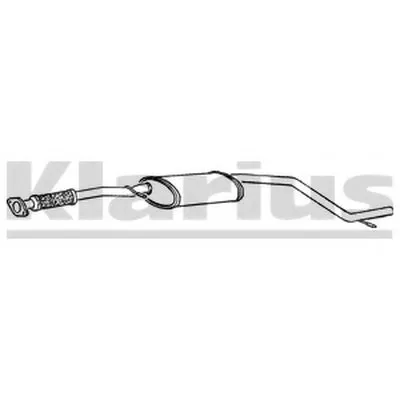 Средний глушитель выхлопных газов KLARIUS купить