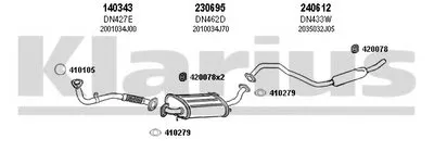 Система выпуска ОГ KLARIUS купить