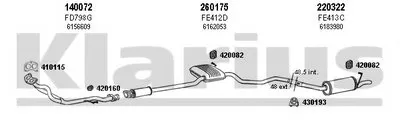 Система выпуска ОГ KLARIUS купить
