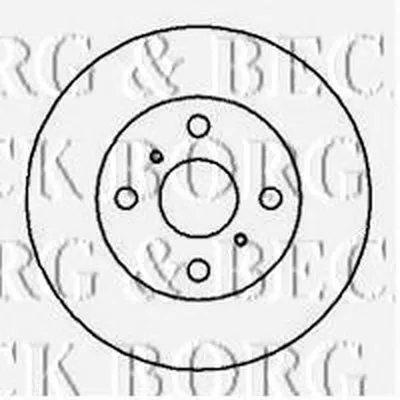 Тормозной диск BORG & BECK купить