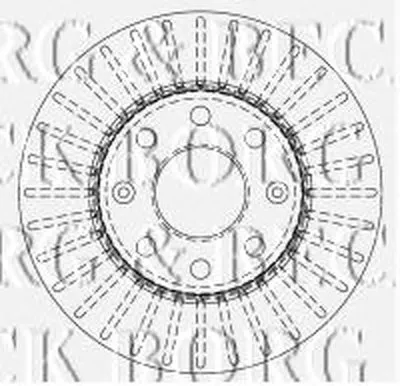 Тормозной диск BORG & BECK купить