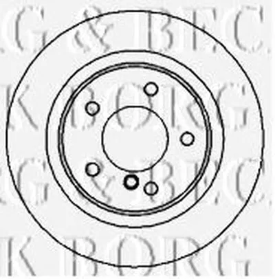 Тормозной диск BORG & BECK купить