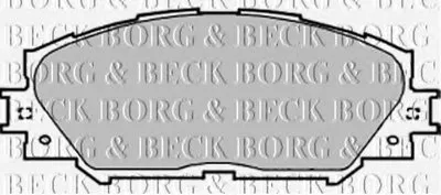 Комплект тормозных колодок, дисковый тормоз BORG & BECK купить