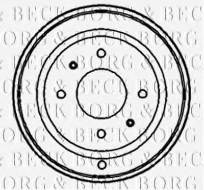 Тормозной барабан BORG & BECK купить