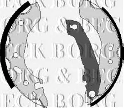 Комплект тормозных колодок BORG & BECK купить
