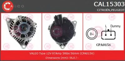 Генератор GENUINE SERIES CASCO купить