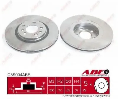 Тормозной диск ABE купить