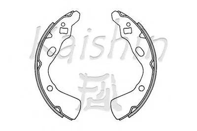 Комплект тормозных колодок KAISHIN купить