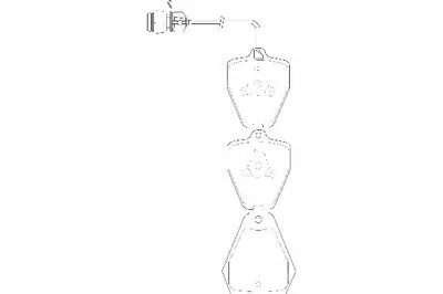 Комплект тормозных колодок, дисковый тормоз WAGNER купить