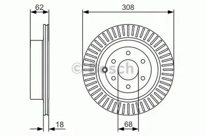 Тормозной диск BOSCH купить