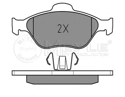 Комплект тормозных колодок, дисковый тормоз PLATINUM PAD MEYLE купить