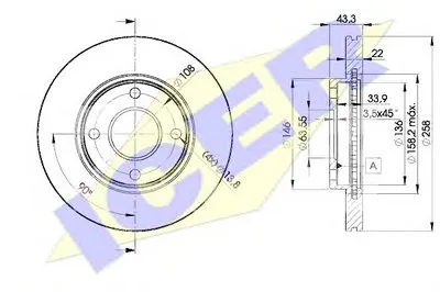 Тормозной диск ICER купить